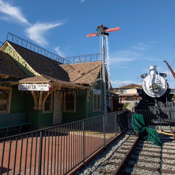 The Lomita Railroad Museum in Lomita, CA.