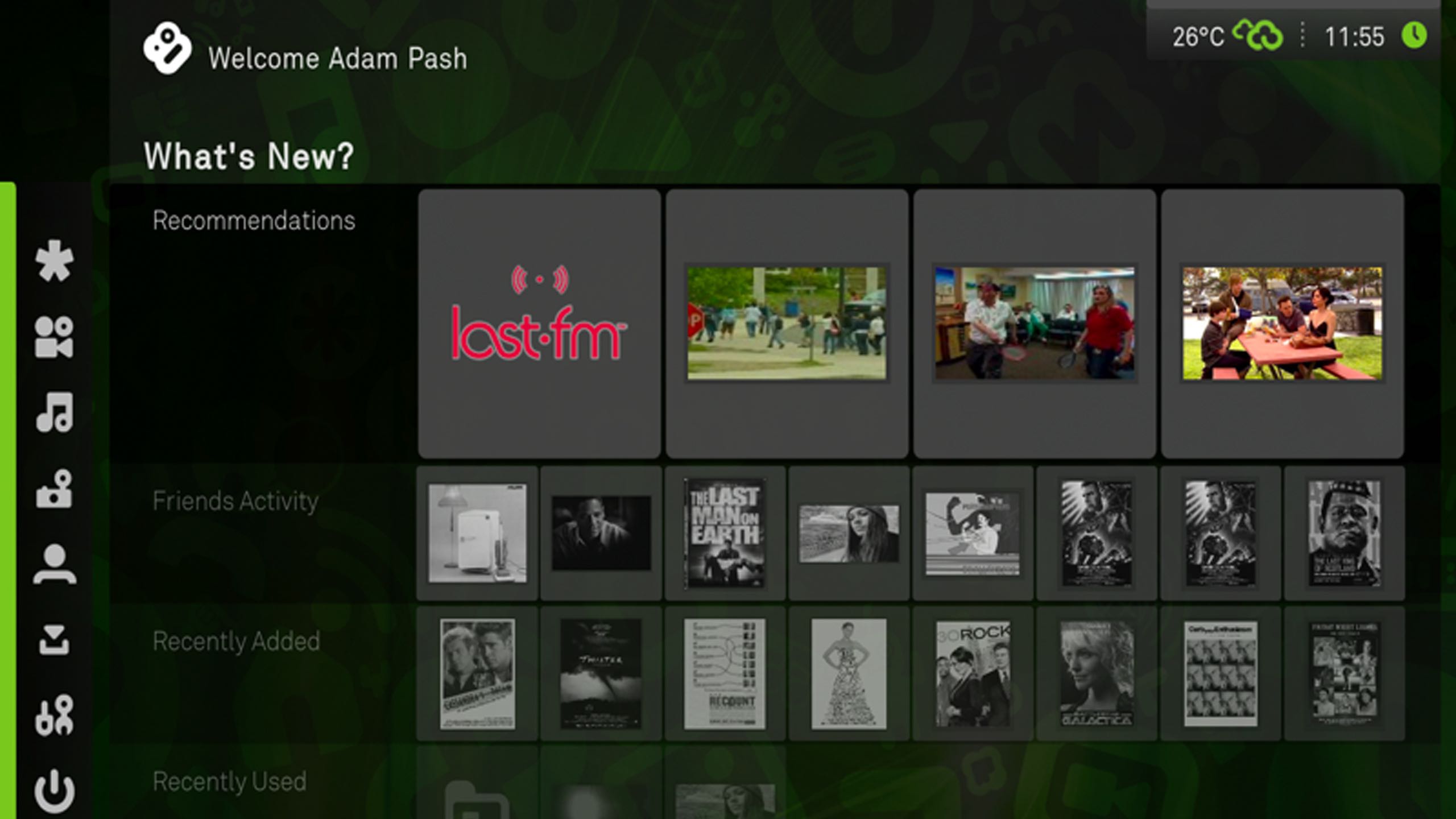Boxee what's new screen